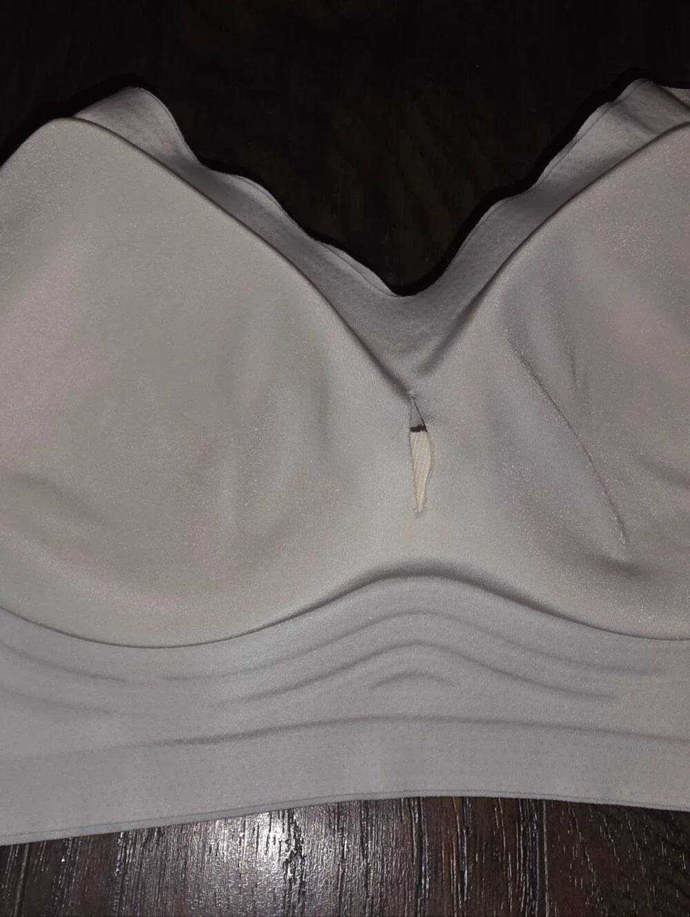 Wireless Cream Seamless Support Bra with Light Molding